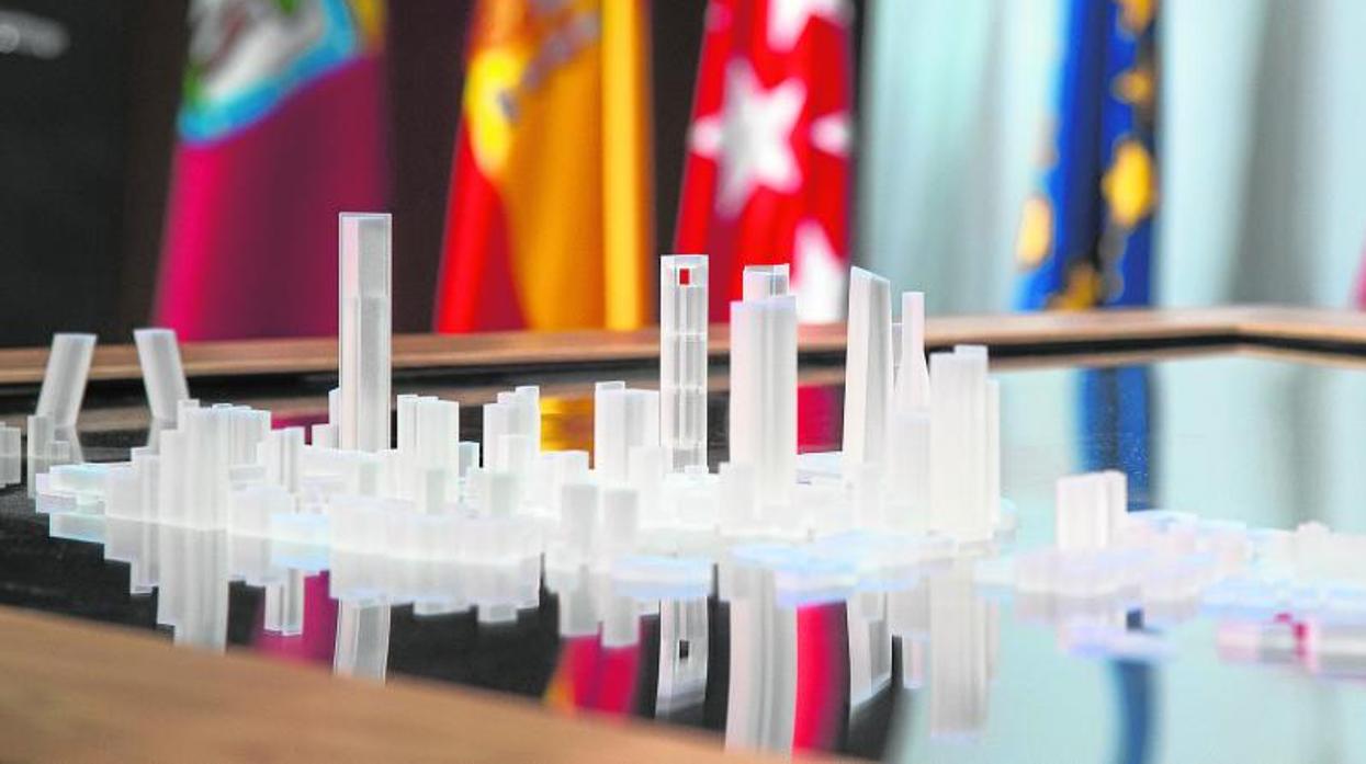 La maqueta de Madrid Nuevo Norte