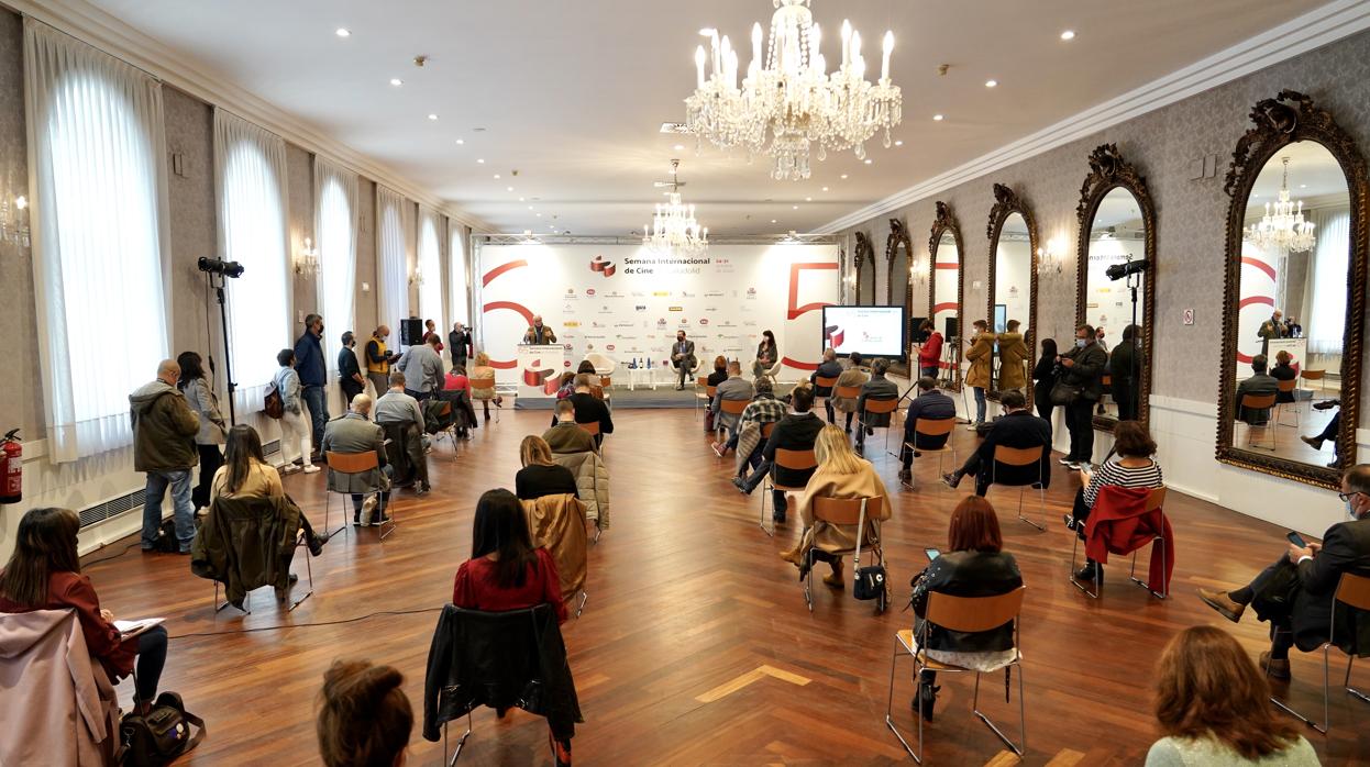 Presentación de la Seminci en la sala de Espejos del Teatro Calderón de Valladolid