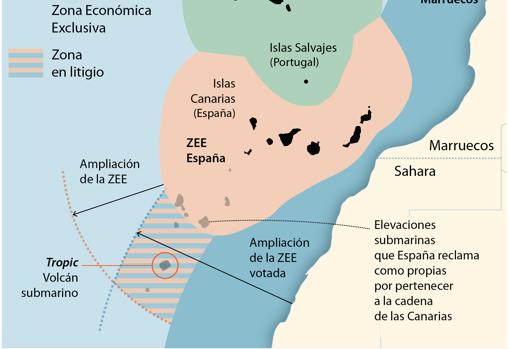 Pescadores canarios denuncian que sus ordenadores identifican las aguas como marroquíes