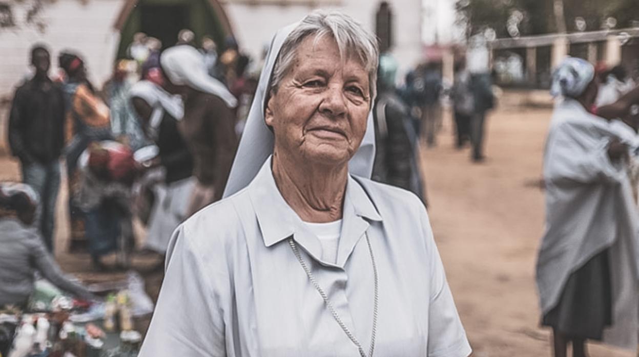 Fotografía de la misionera que protagoniza este año el cartel del Domund