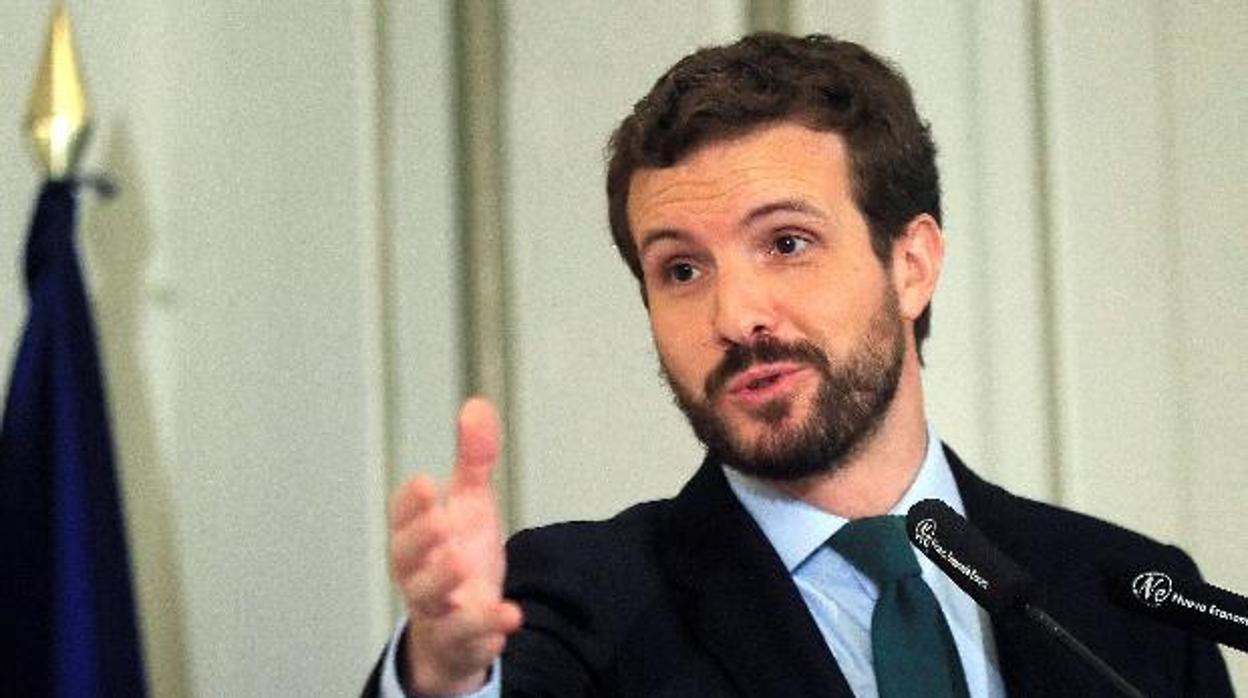 Pablo Casado, líder del PP, en una imagen de archivo