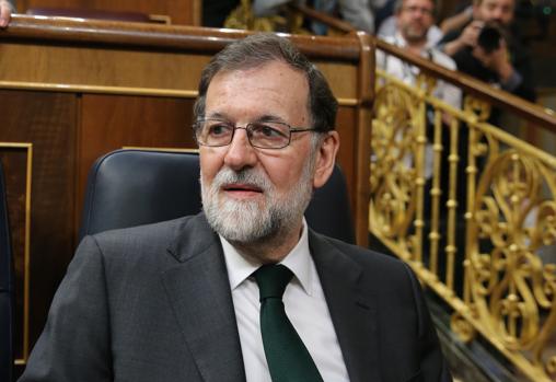 Rajoy en la moción de 2017
