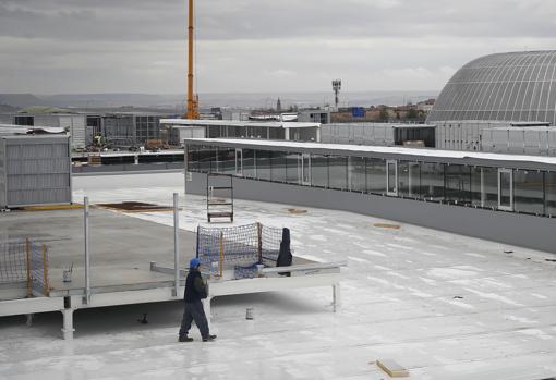 Exterior del futuro Hospital de Emergencias Isabel Zendal