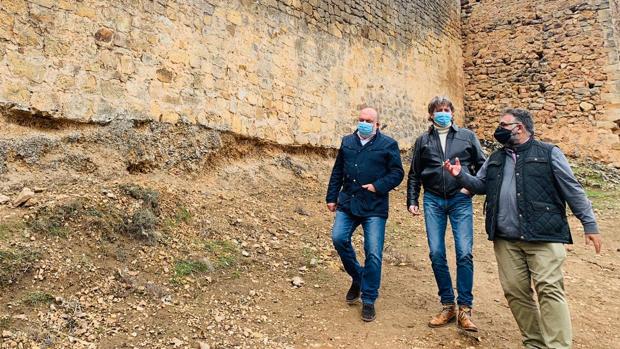 Los trabajos de recuperación de la muralla de Soria destapan el paño original