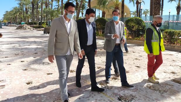 El alcalde de Alicante anuncia una ampliación de la zona urbanizada de la Explanada