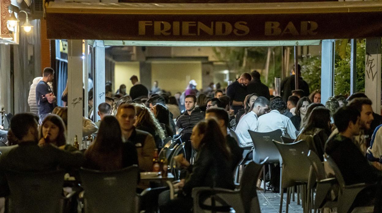 Imagen de una terraza de la ciudad de Valencia