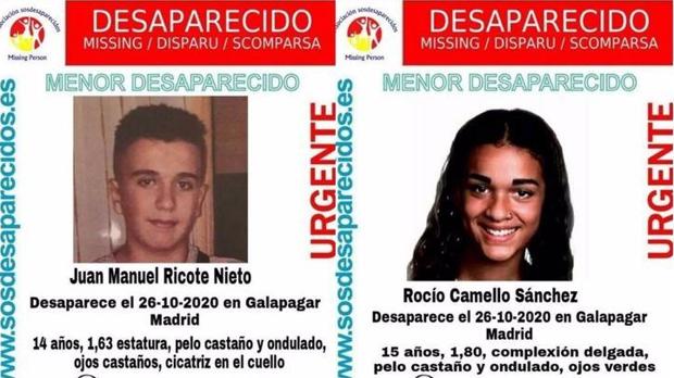 Buscan a dos menores desaparecidos en Galapagar