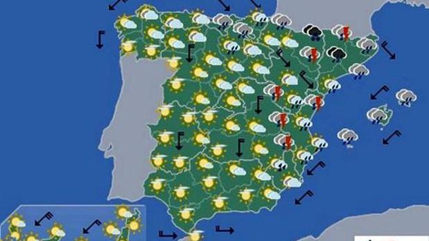 Compromís denuncia que los pronósticos del tiempo «diluyen la identidad valenciana» al indicar «Levante»