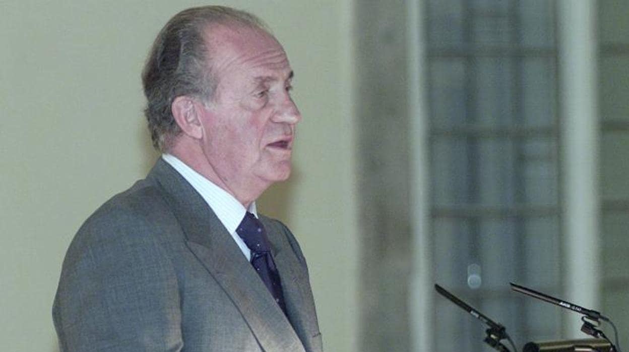 Don Juan Carlos, en un acto oficial