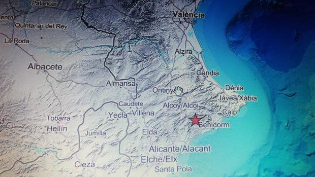 Un terremoto de 3,6 grados sacude la provincia de Alicante y varios municipios de Valencia