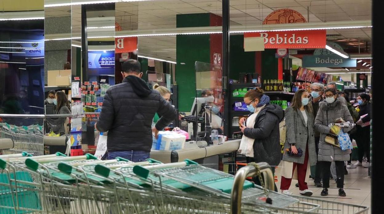 Supermercado en el centro de Valladolid