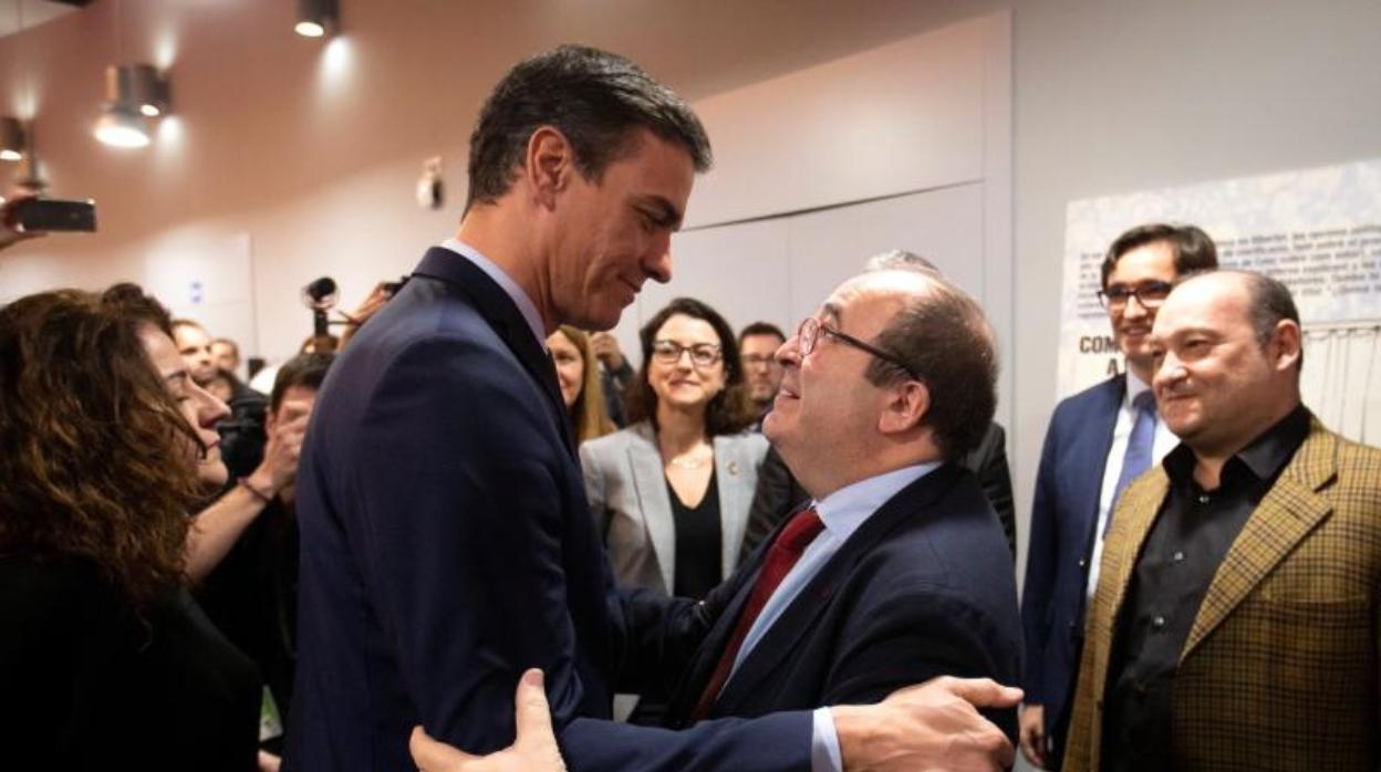 Pedro Sánchez y Miquel Iceta, en una imagen de archivo