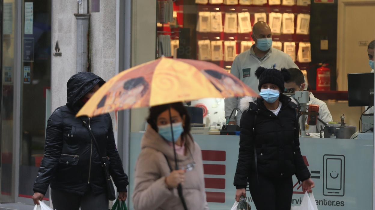 Las calles de Santiago de Compostela durante la pandemia