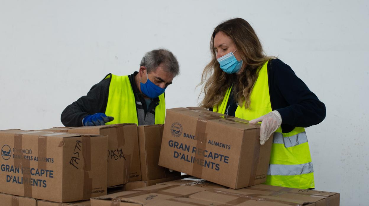 Voluntarios del Banc dels Aliments