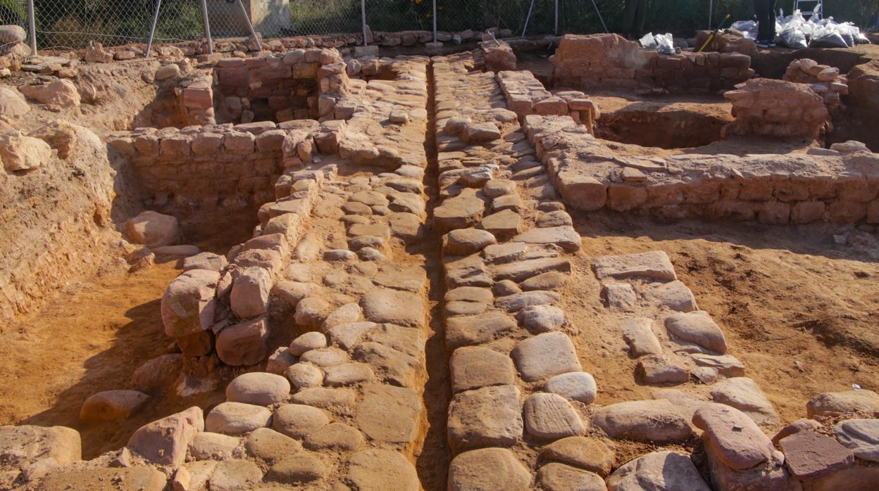 Imagen de las excavaciones en la Villa Romana de Bétera