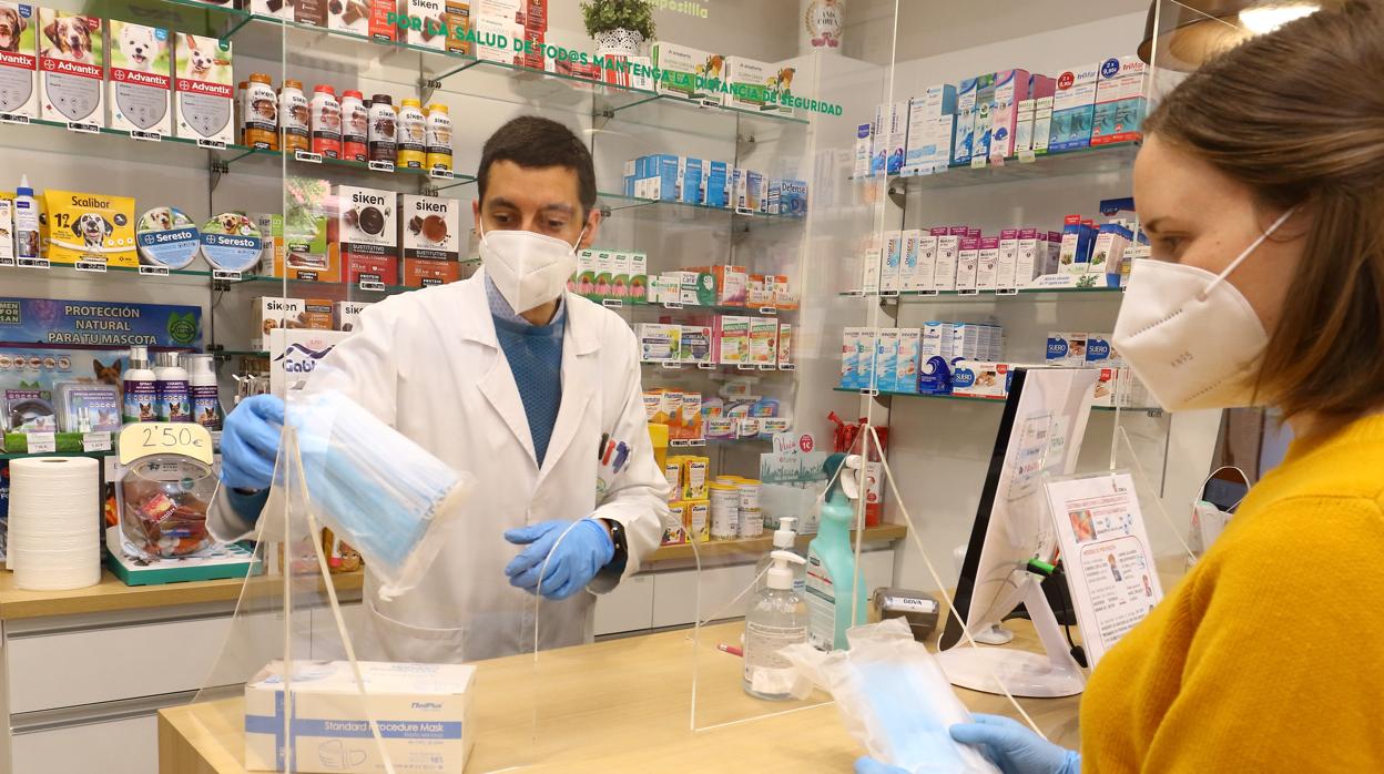 Una farmacia de Ponferrada en una imagen de archivo