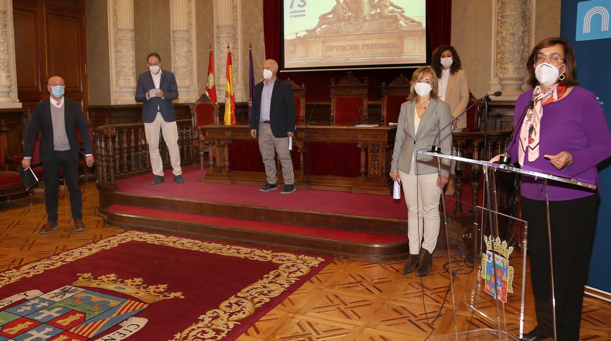 Presentación de los presupuestos en la Diputación de Palencia