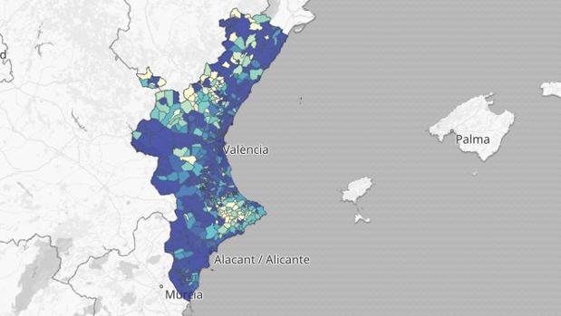 Confinamiento en Valencia: mapa y listado de los nuevos rebrotes de coronavirus por municipios