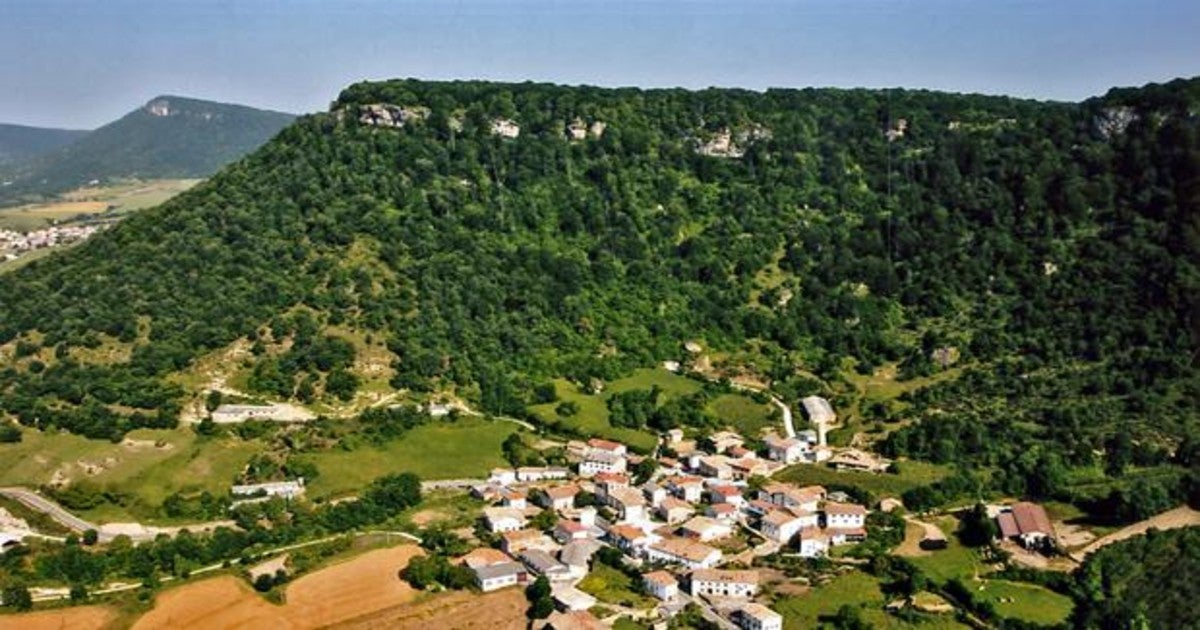 Localidad de Aranarache en la zona de Tierra Estella.