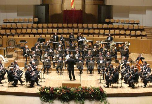 Imagen de archivo de la Banda Municipal de Valencia en el Palau de la Música