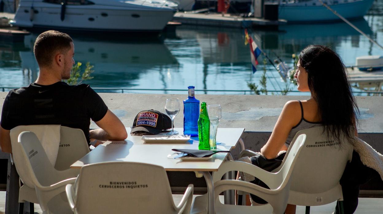 Un restaurante de Cataluña, durante la desescalada