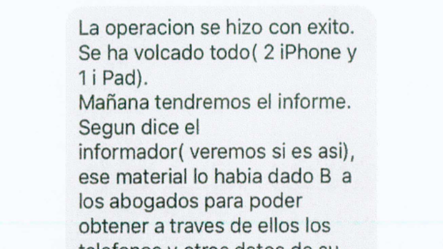 Fernández Díaz pide al juez que cite al perito que cuestiona los SMS de Kitchen