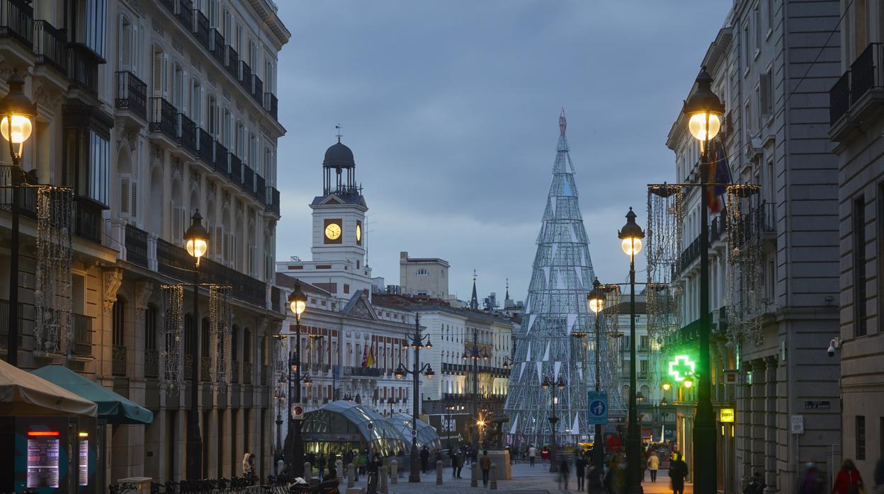 Árbol de Navidad en la Puerta del Sol