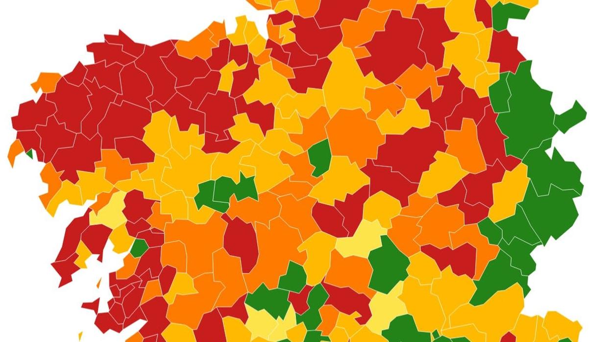 Mapa de incidencia