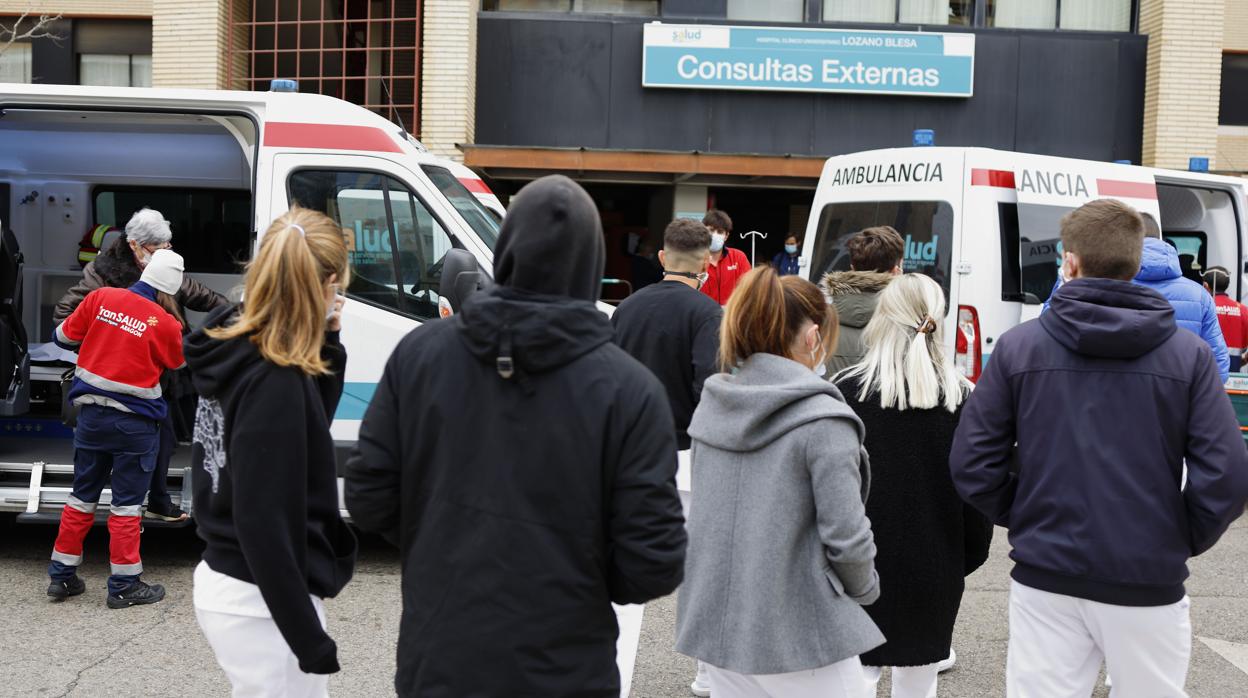 La presión hospitalaria se está aliviando en Aragón conforme se reducen los contagios, aunque sigue siendo muy intensa