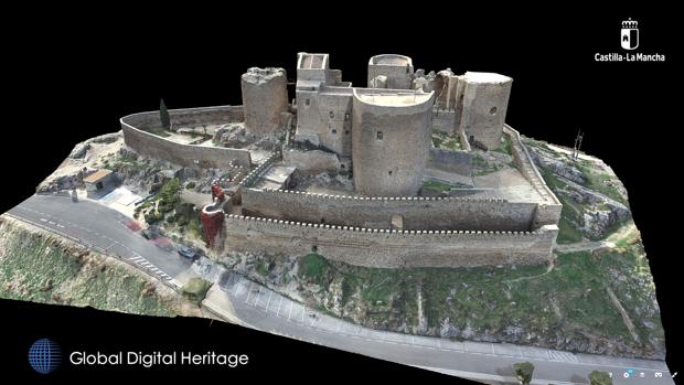 El castillo de Consuegra, entre los más llamativos de la plataforma 3D Sketchfab