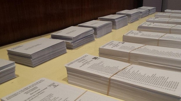 Las papeletas y los sobres electorales serán descargables desde casa para el 14-F