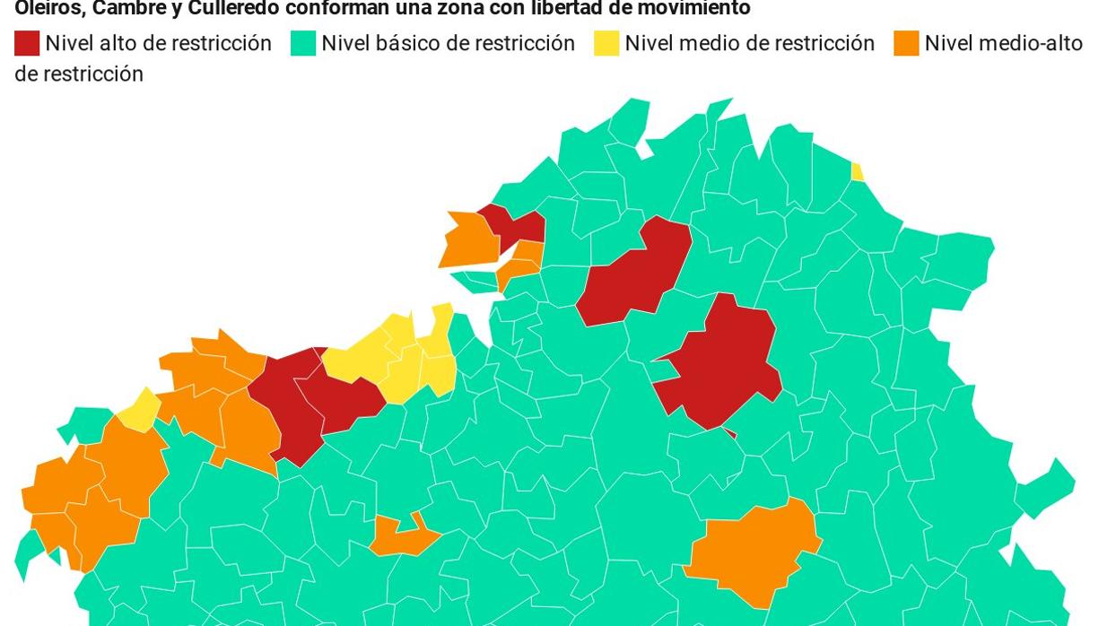 Mapa de restricciones del pasado miércoles