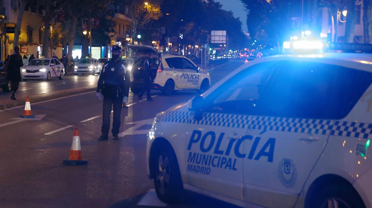 Control de la Policía Municipal de Madrid