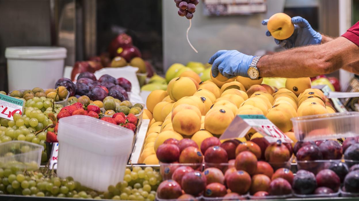 Imagen de archivo de una frutería