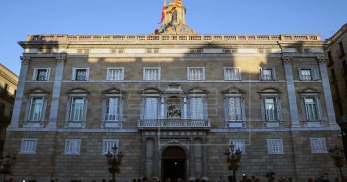 Imagen de archivo de la fachada del Palau de la Generalitat (Barcelona)