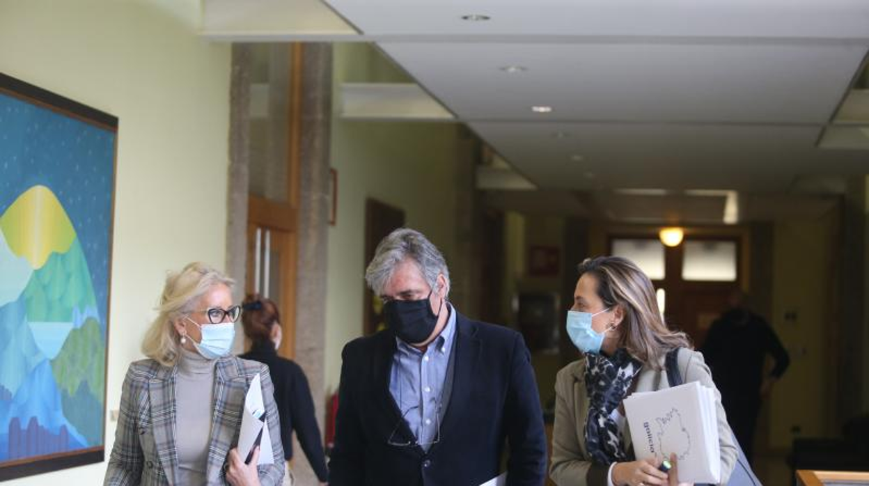 Pedro Puy, en el Parlamento