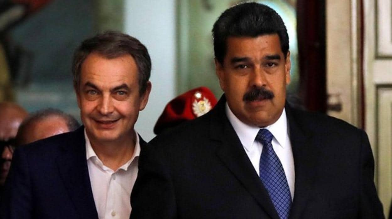 José Luis Rodríguez Zapatero y Nicolás Maduro