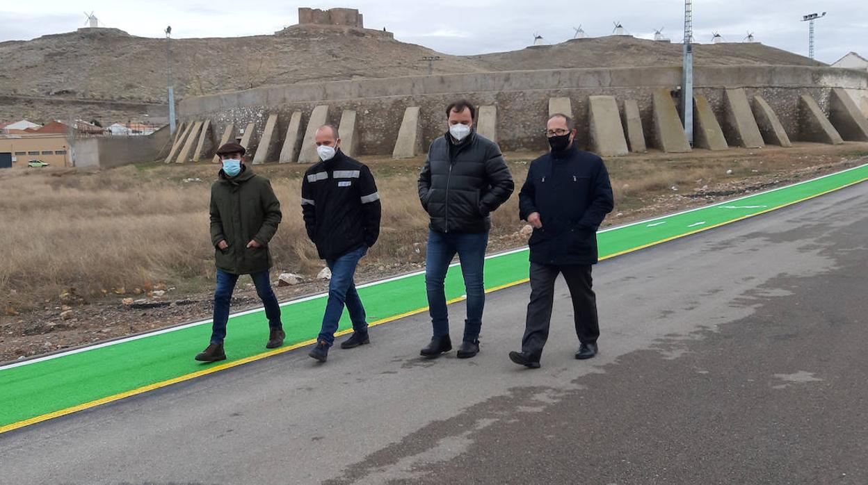 Visita al carril bici de Consuegra