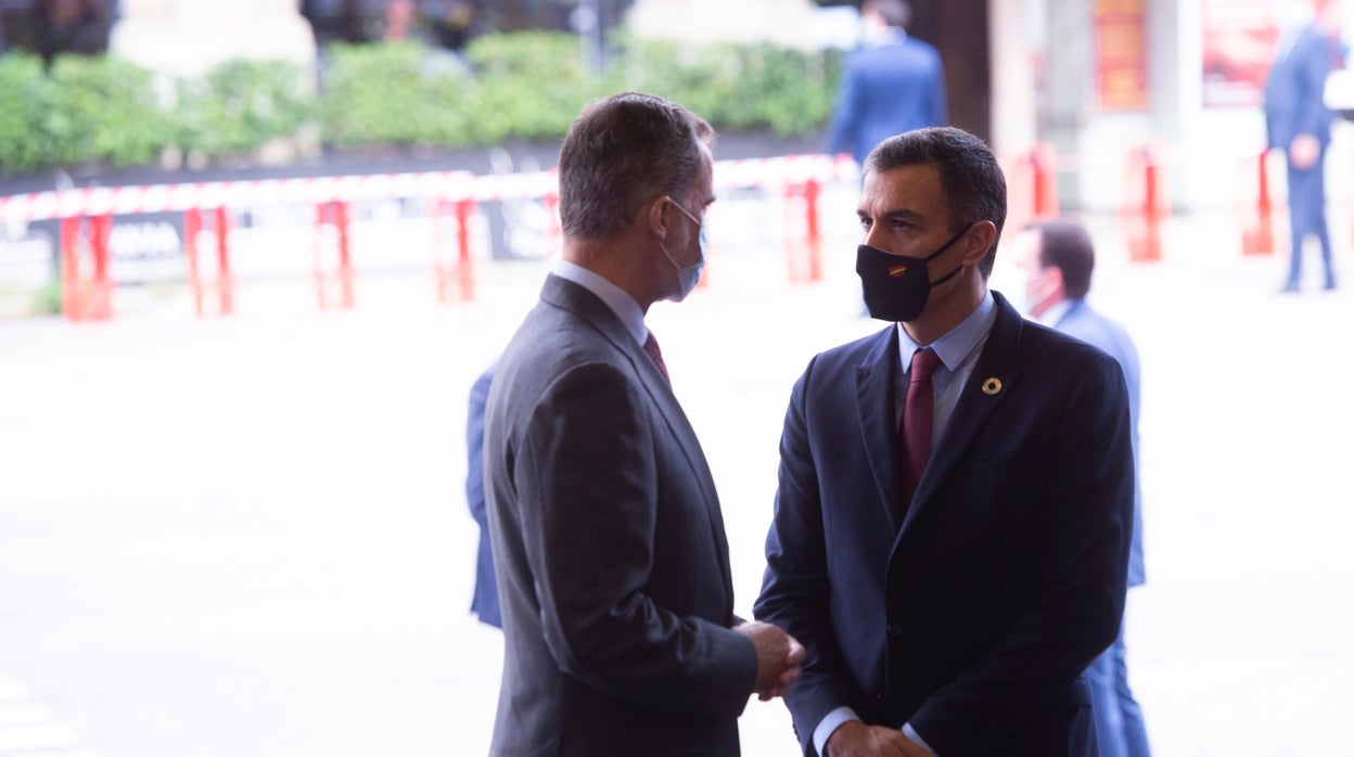 El Rey y Pedro Sánchez, en Barcelona el pasado octubre