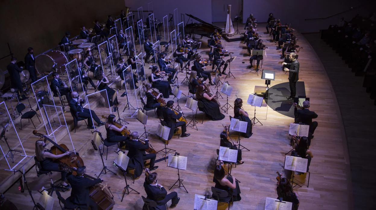 La orquesta ADDA Simfónica durante un concierto