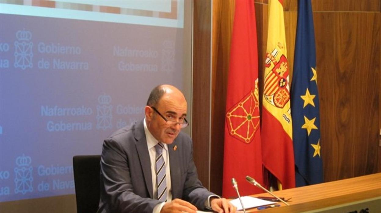 El consejero de Desarrollo Económico y Empresarial del Gobierno de Navarra, Manu Ayerdi.