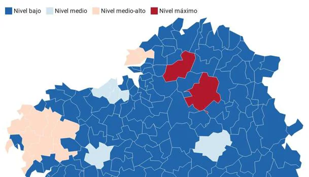 Coronavirus Galicia: localiza en el mapa cuál es la incidencia y el nivel de restricciones de cada concello
