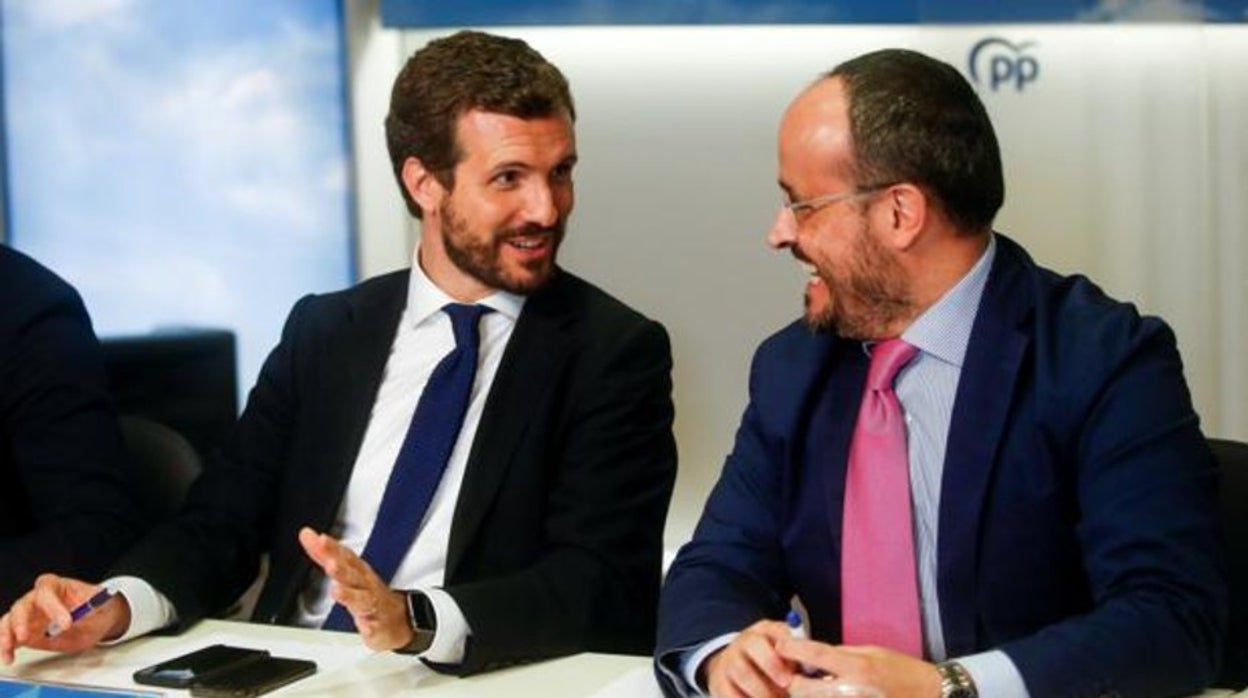 Pablo Casado y Alejandro Fernández, en una imagen de archivo