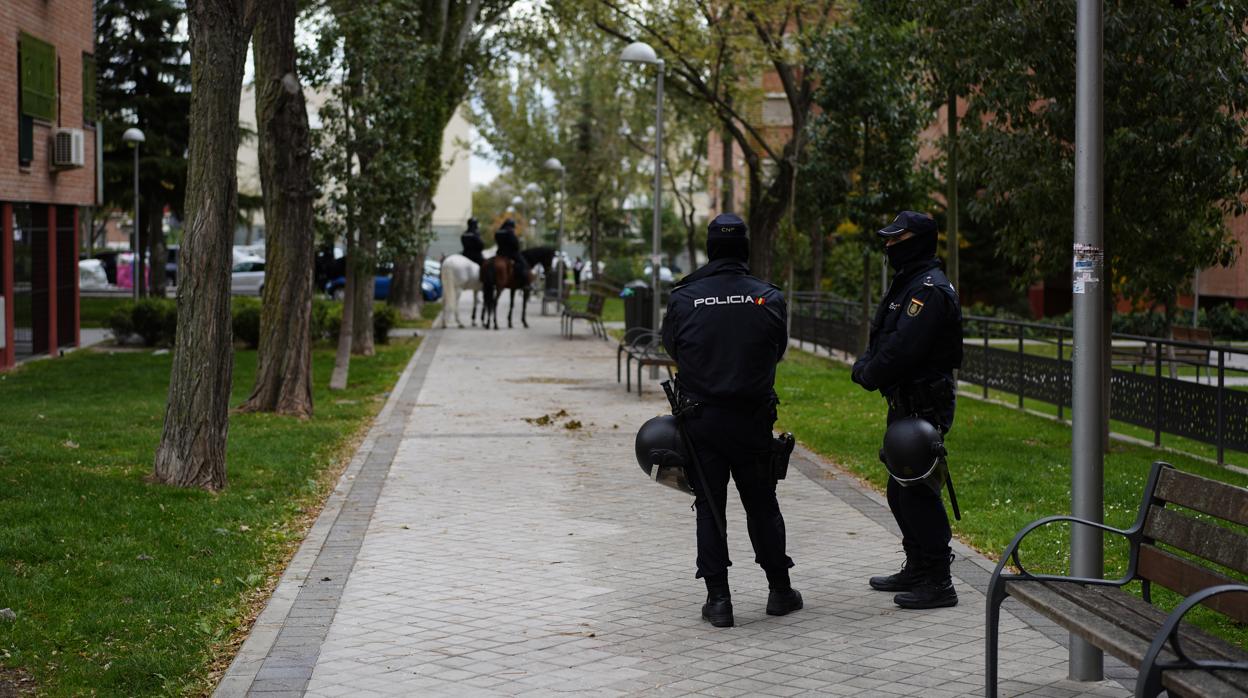 Imagen de archivo de una operación de la Policía Nacional