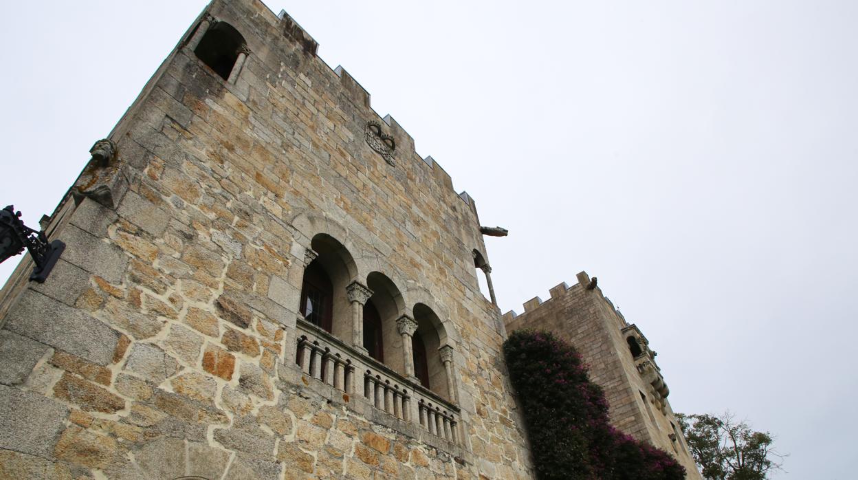 Vista exterior del Pazo de Meirás