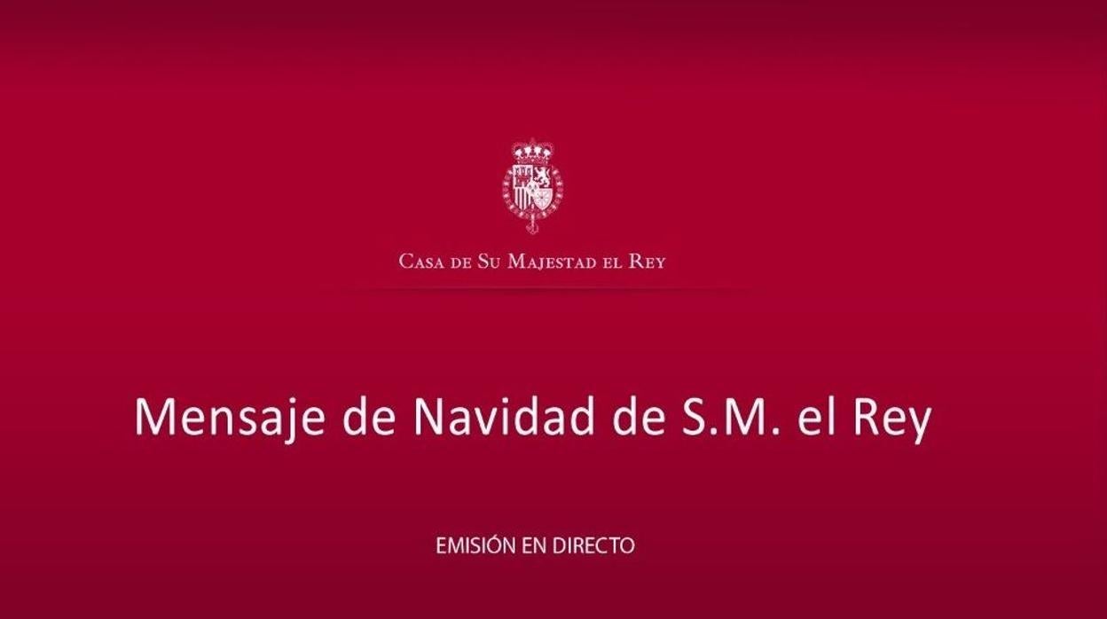 Sigue en directo el mensaje de Navidad de Felipe VI