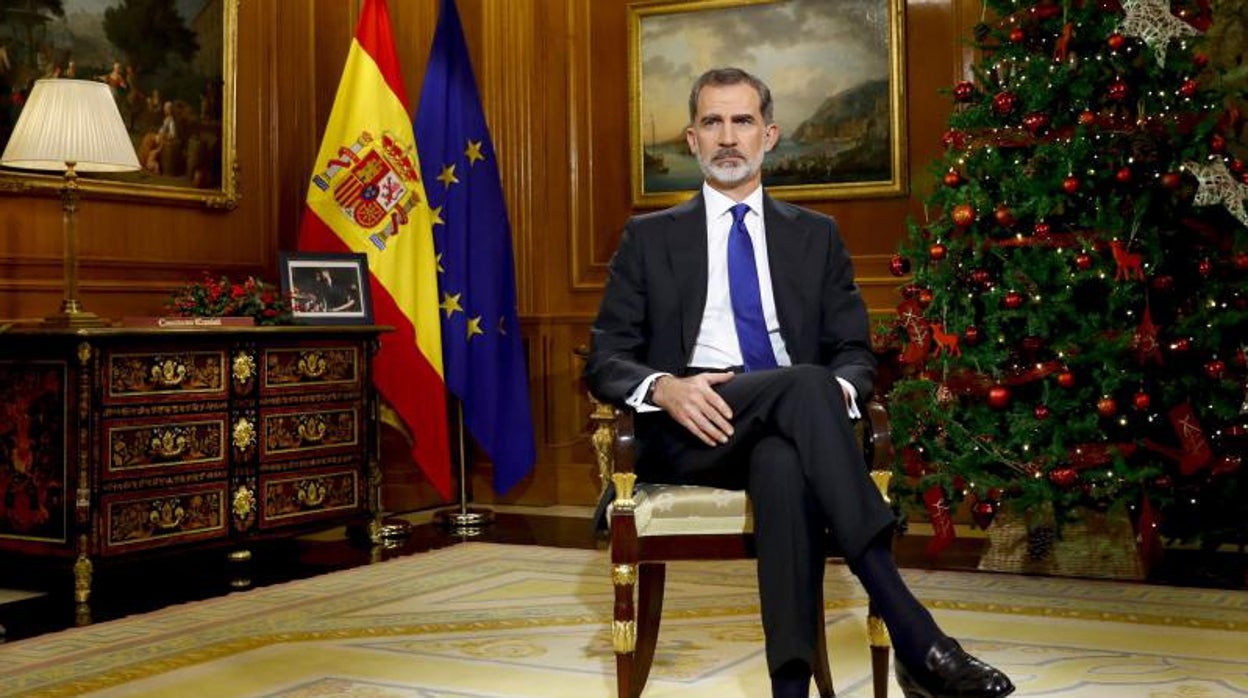 Don Felipe, en su Mensaje de Navidad