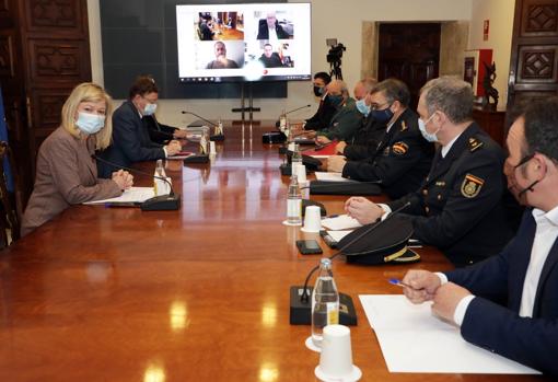 Imagen de la reunión celebrada este miércoles en el Palau de la Generalitat