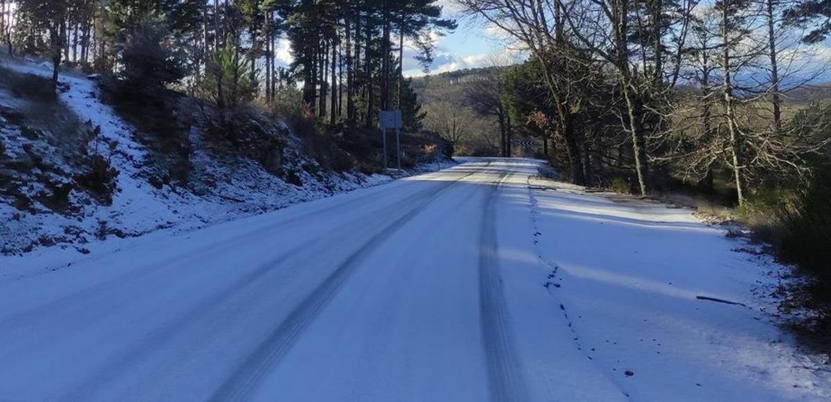 Aspecto de una de las carreteras de la zona