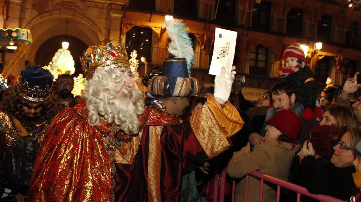 Imagen de archivo de Melchor , Gaspar y Baltasar en la plaza de Zocodover